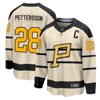 Men's Pittsburgh Penguins Marcus Pettersson Fanatics Branded 2023 Winter Classic Jersey - Cream