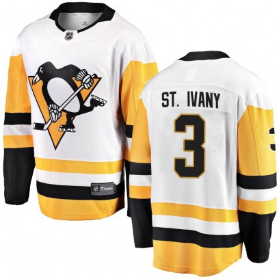 Youth Breakaway Pittsburgh Penguins Jack St. Ivany Fanatics Branded Away Jersey - White