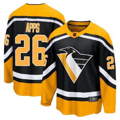 Men's Breakaway Pittsburgh Penguins Syl Apps Fanatics Branded Special Edition 2.0 Jersey - Black