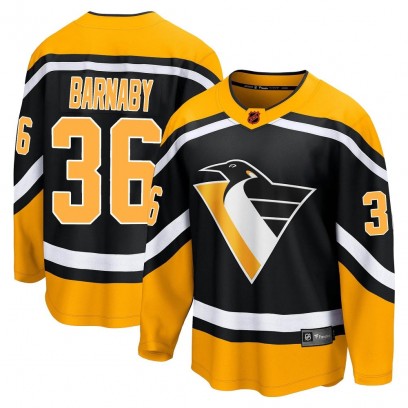 Men's Breakaway Pittsburgh Penguins Matthew Barnaby Fanatics Branded Special Edition 2.0 Jersey - Black