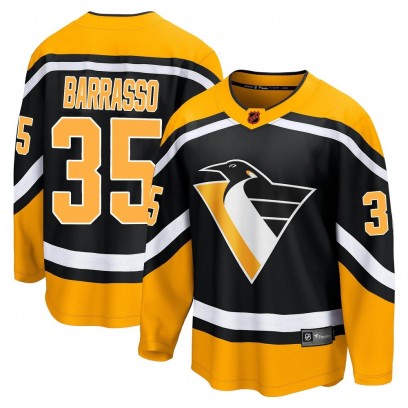 Men's Breakaway Pittsburgh Penguins Tom Barrasso Fanatics Branded Special Edition 2.0 Jersey - Black