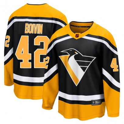 Men's Breakaway Pittsburgh Penguins Leo Boivin Fanatics Branded Special Edition 2.0 Jersey - Black