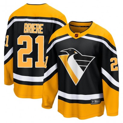 Men's Breakaway Pittsburgh Penguins Michel Briere Fanatics Branded Special Edition 2.0 Jersey - Black