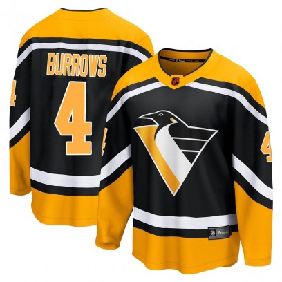 Men's Breakaway Pittsburgh Penguins Dave Burrows Fanatics Branded Special Edition 2.0 Jersey - Black