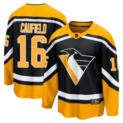 Men's Breakaway Pittsburgh Penguins Jay Caufield Fanatics Branded Special Edition 2.0 Jersey - Black