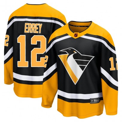 Men's Breakaway Pittsburgh Penguins Bob Errey Fanatics Branded Special Edition 2.0 Jersey - Black