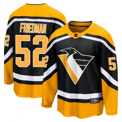 Men's Breakaway Pittsburgh Penguins Mark Friedman Fanatics Branded Special Edition 2.0 Jersey - Black