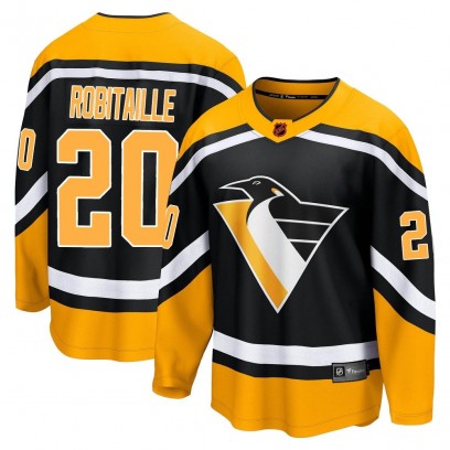 Men's Breakaway Pittsburgh Penguins Luc Robitaille Fanatics Branded Special Edition 2.0 Jersey - Black