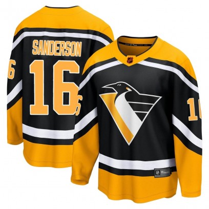 Men's Breakaway Pittsburgh Penguins Derek Sanderson Fanatics Branded Special Edition 2.0 Jersey - Black