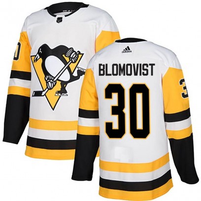 Youth Authentic Pittsburgh Penguins Joel Blomqvist Adidas Away Jersey - White