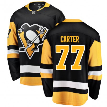 Men's Breakaway Pittsburgh Penguins Jeff Carter Fanatics Branded Home Jersey - Black