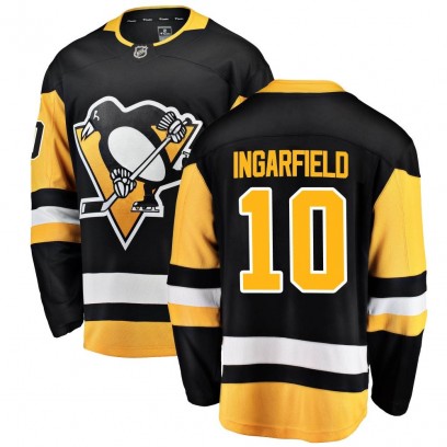 Men's Breakaway Pittsburgh Penguins Earl Ingarfield Fanatics Branded Home Jersey - Black
