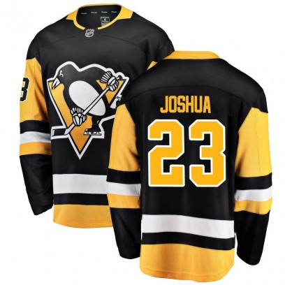 Men's Breakaway Pittsburgh Penguins Jagger Joshua Fanatics Branded Home Jersey - Black