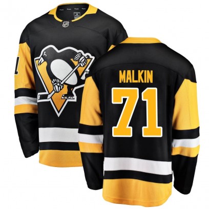 Men's Breakaway Pittsburgh Penguins Evgeni Malkin Fanatics Branded Home Jersey - Black