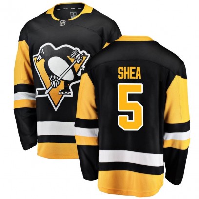 Men's Breakaway Pittsburgh Penguins Ryan Shea Fanatics Branded Home Jersey - Black
