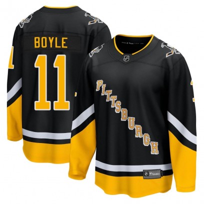 Men's Premier Pittsburgh Penguins Brian Boyle Fanatics Branded 2021/22 Alternate Breakaway Player Jersey - Black