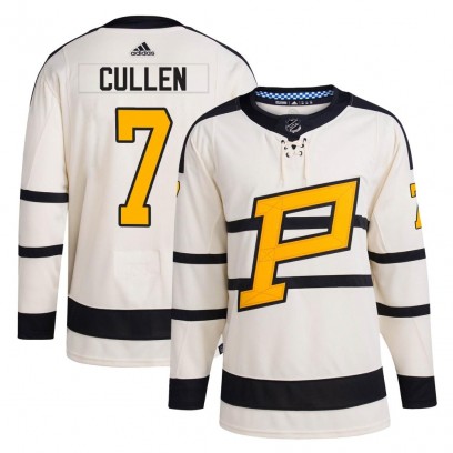Men's Authentic Pittsburgh Penguins Matt Cullen Adidas 2023 Winter Classic Jersey - Cream
