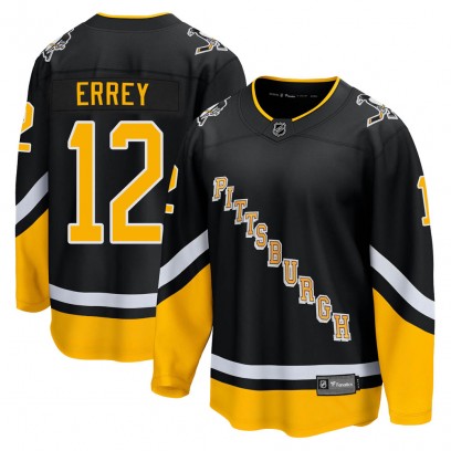 Youth Premier Pittsburgh Penguins Bob Errey Fanatics Branded 2021/22 Alternate Breakaway Player Jersey - Black
