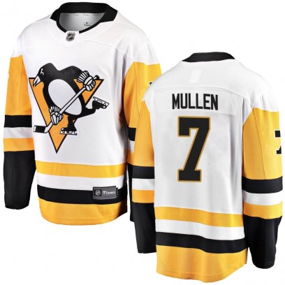 Men's Breakaway Pittsburgh Penguins Joe Mullen Fanatics Branded Away Jersey - White