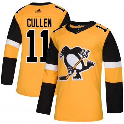Men's Authentic Pittsburgh Penguins John Cullen Adidas Alternate Jersey - Gold
