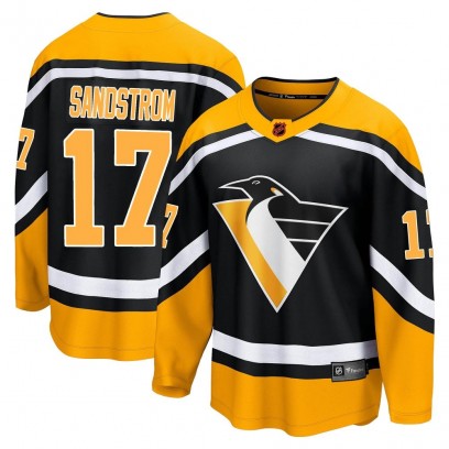 Youth Breakaway Pittsburgh Penguins Tomas Sandstrom Fanatics Branded Special Edition 2.0 Jersey - Black