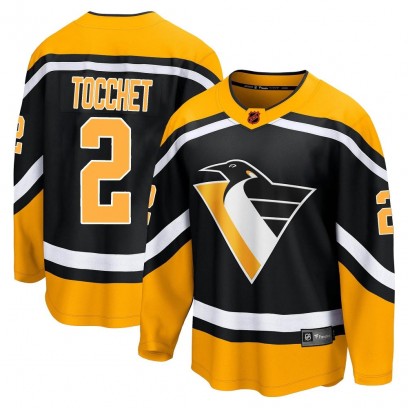 Youth Breakaway Pittsburgh Penguins Rick Tocchet Fanatics Branded Special Edition 2.0 Jersey - Black