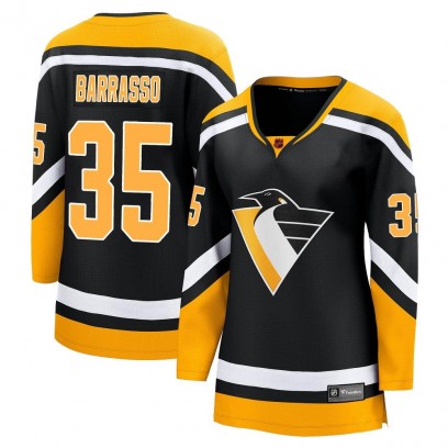 Women's Breakaway Pittsburgh Penguins Tom Barrasso Fanatics Branded Special Edition 2.0 Jersey - Black
