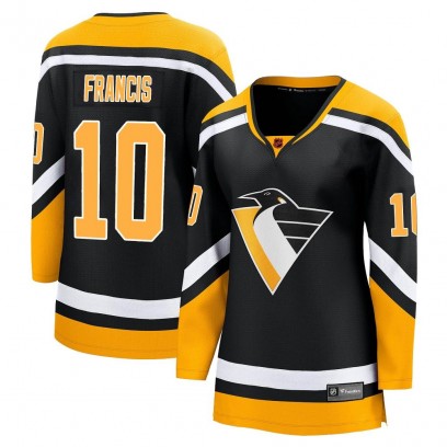 Women's Breakaway Pittsburgh Penguins Ron Francis Fanatics Branded Special Edition 2.0 Jersey - Black