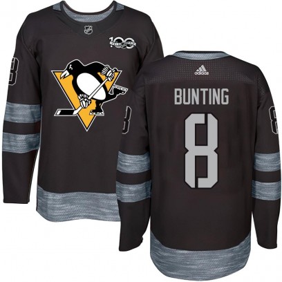 Men's Authentic Pittsburgh Penguins Michael Bunting 1917-2017 100th Anniversary Jersey - Black