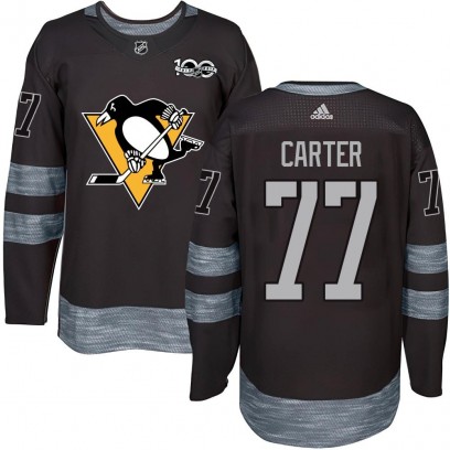 Men's Authentic Pittsburgh Penguins Jeff Carter 1917-2017 100th Anniversary Jersey - Black