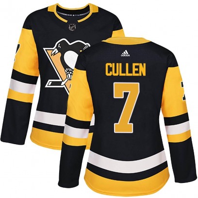 Women's Authentic Pittsburgh Penguins Matt Cullen Adidas Home Jersey - Black