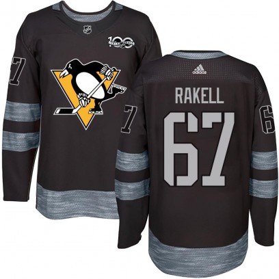 Youth Authentic Pittsburgh Penguins Rickard Rakell 1917-2017 100th Anniversary Jersey - Black
