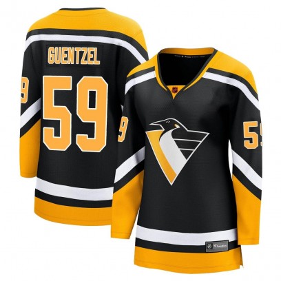 Women's Breakaway Pittsburgh Penguins Jake Guentzel Fanatics Branded Special Edition 2.0 Jersey - Black