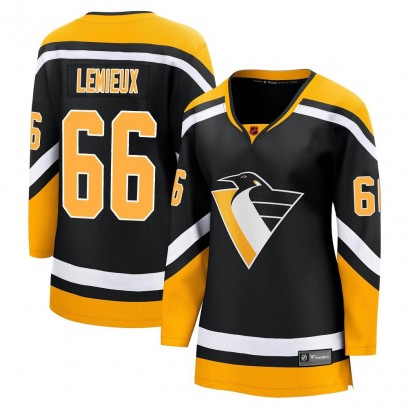 Women's Breakaway Pittsburgh Penguins Mario Lemieux Fanatics Branded Special Edition 2.0 Jersey - Black